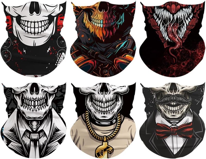 SIDAZON Neck Gaiter Mask,UV Protection Bandana Gator Face Cover Covering Mask,Tube Scarf,Neck Warmer Balaclava,Headband - Image 1